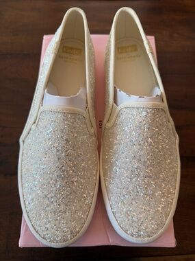 Kate Spade Keds Double Decker Glitter Sneaker